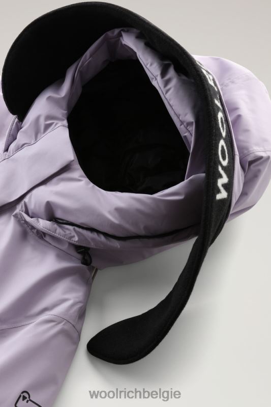 Harveys waterdichte parka in pertex revolve Woolrich vrouwen 8TTN0259 lila dageraad kleding