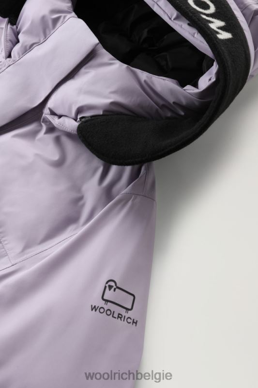 Harveys waterdichte parka in pertex revolve Woolrich vrouwen 8TTN0259 lila dageraad kleding