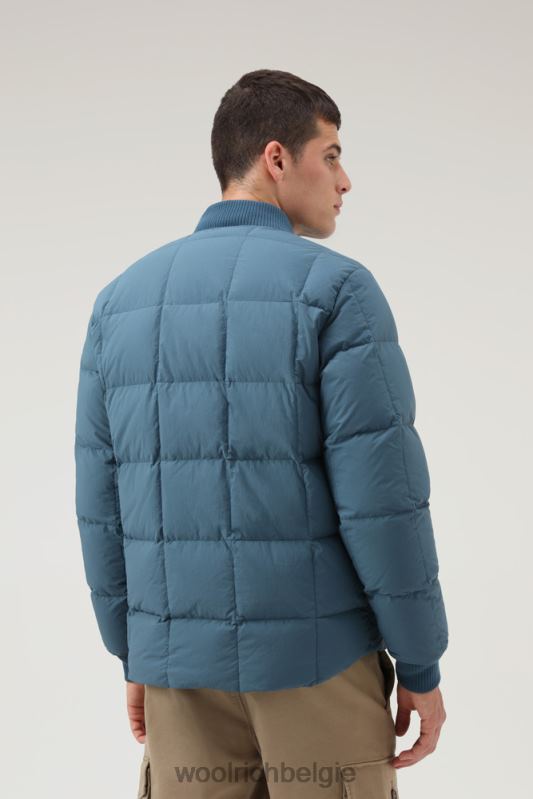 Heritage-terreinbommenwerper van taslan-nylon Woolrich Heren 8TTN0645 blauw meer kleding