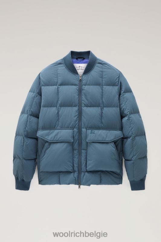 Heritage-terreinbommenwerper van taslan-nylon Woolrich Heren 8TTN0645 blauw meer kleding