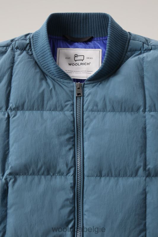 Heritage-terreinbommenwerper van taslan-nylon Woolrich Heren 8TTN0645 blauw meer kleding