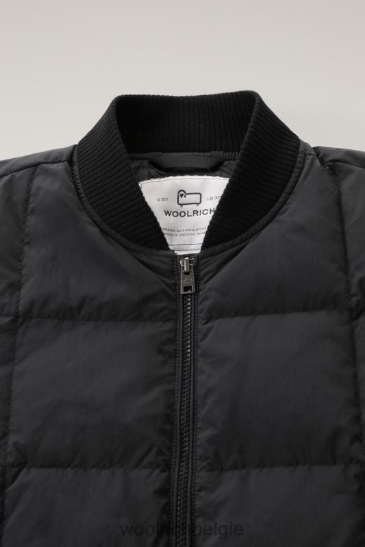 Heritage-terreinbommenwerper van taslan-nylon Woolrich Heren 8TTN0659 zwart kleding