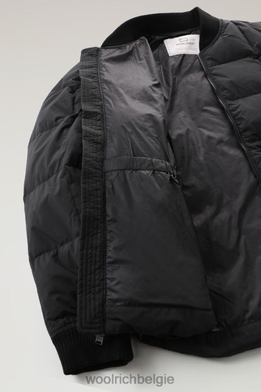 Heritage-terreinbommenwerper van taslan-nylon Woolrich Heren 8TTN0659 zwart kleding