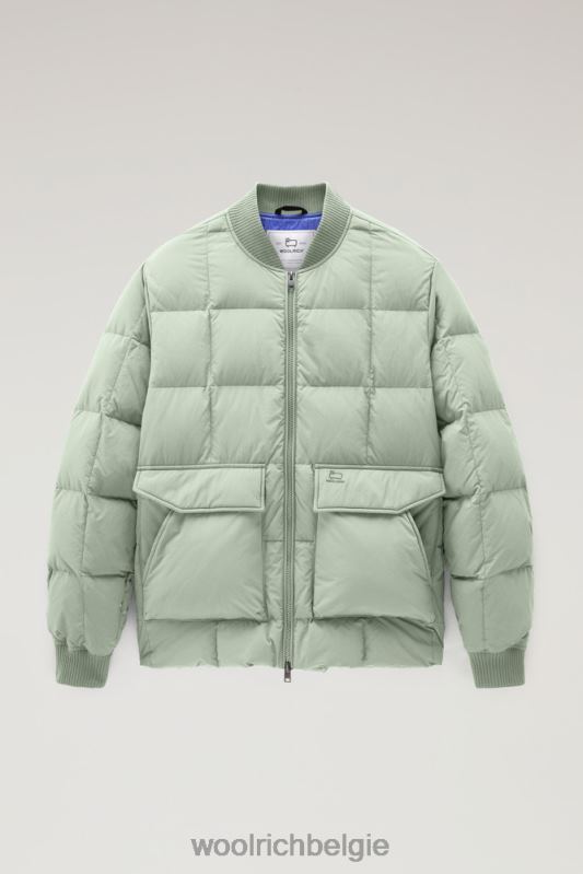 Heritage-terreinbommenwerper van taslan-nylon Woolrich Heren 8TTN0733 woestijn salie kleding