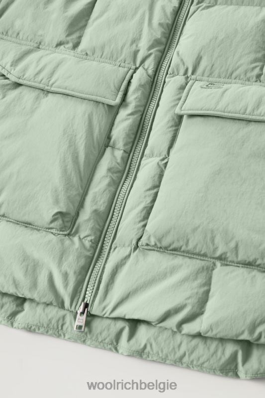 Heritage-terreinbommenwerper van taslan-nylon Woolrich Heren 8TTN0733 woestijn salie kleding