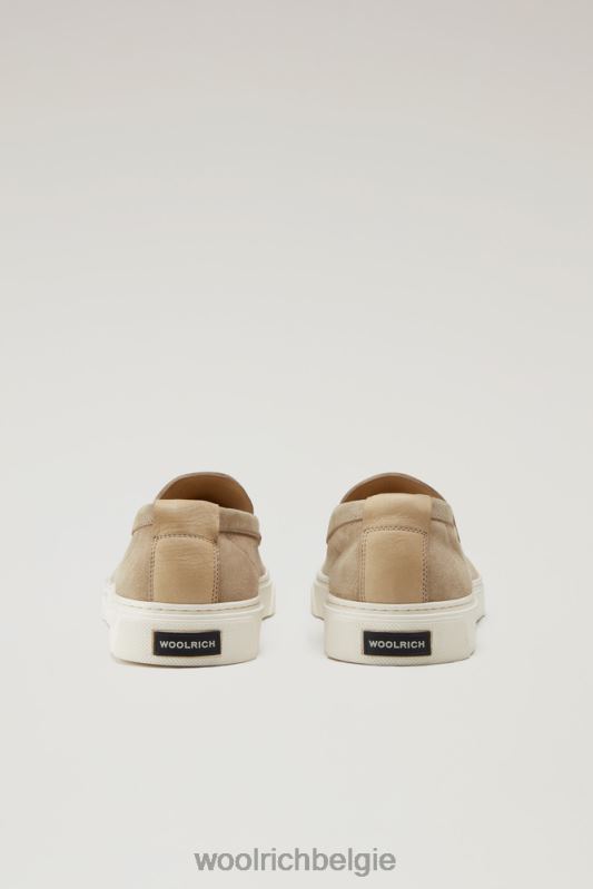 Instaploafers van suède Woolrich Heren 8TTN0385 beige schoenen