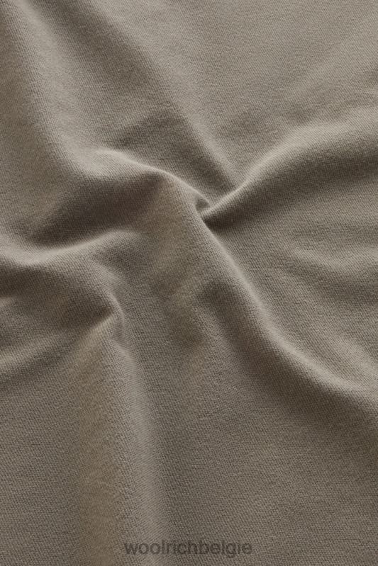 Mackinack-polo van kledingstuk-dye stretchkatoenen piquet Woolrich Heren 8TTN0788 donkergroen kleding