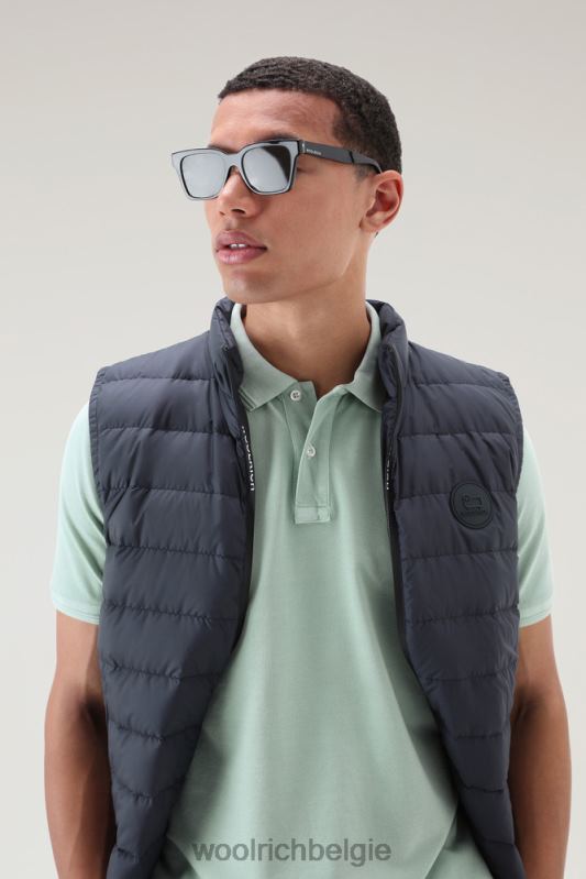 Mackinack-polo van kledingstuk-dye stretchkatoenen piquet Woolrich Heren 8TTN0791 haven groen kleding