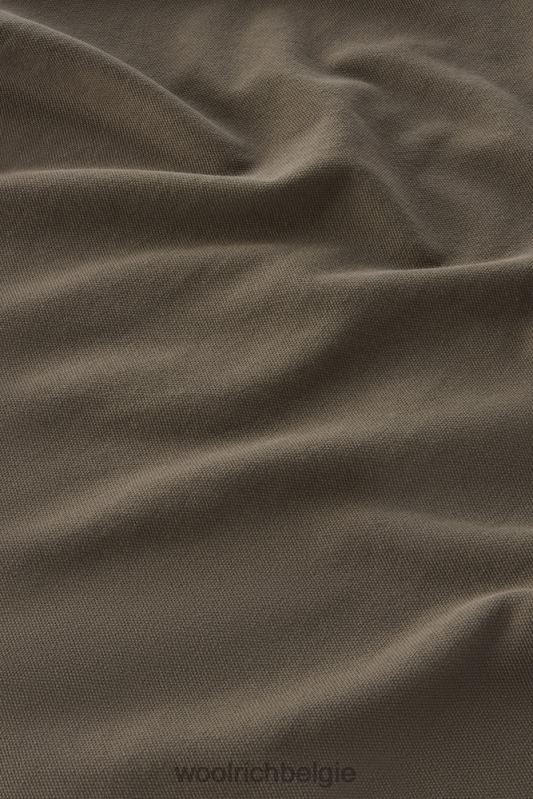 Monterey poloshirt van piquét stretchkatoen Woolrich Heren 8TTN0430 donkergroen kleding