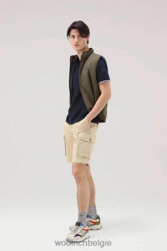 Monterey poloshirt van piquét stretchkatoen Woolrich Heren 8TTN0556 Melton blauw kleding