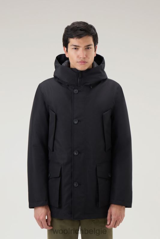 Mountain Gore-Tex waterdichte parka met capuchon Woolrich Heren 8TTN0819 uit zwart kleding