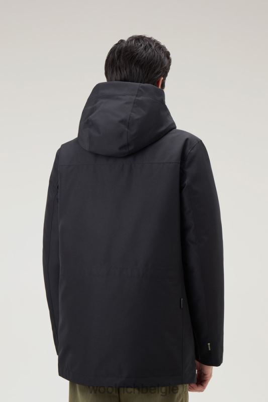 Mountain Gore-Tex waterdichte parka met capuchon Woolrich Heren 8TTN0819 uit zwart kleding