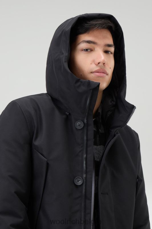 Mountain Gore-Tex waterdichte parka met capuchon Woolrich Heren 8TTN0819 uit zwart kleding