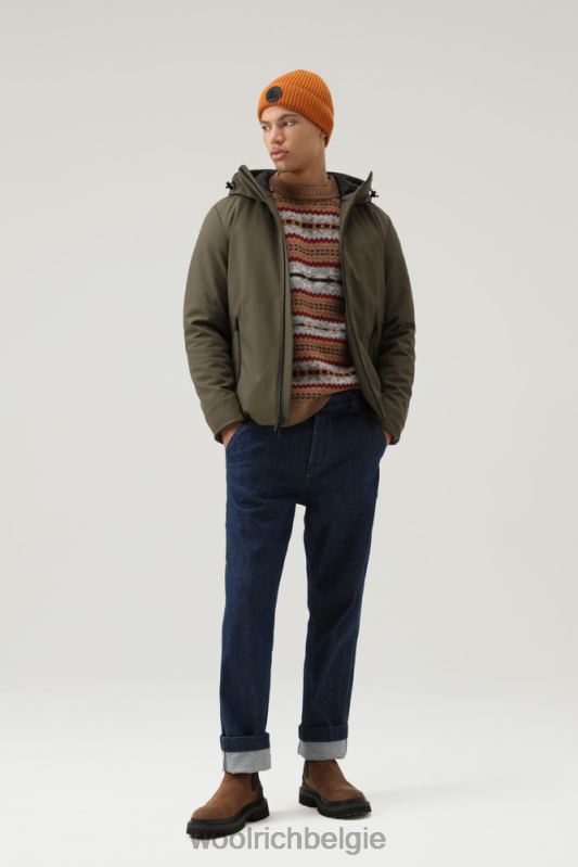 Pacific softshell-jack Woolrich Heren 8TTN0823 donkergroen kleding