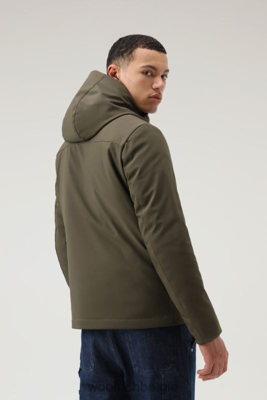 Pacific softshell-jack Woolrich Heren 8TTN0823 donkergroen kleding