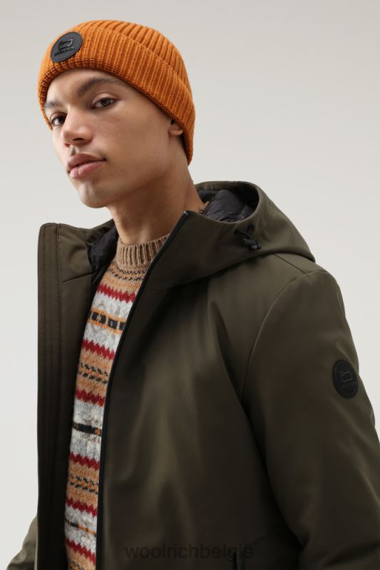 Pacific softshell-jack Woolrich Heren 8TTN0823 donkergroen kleding