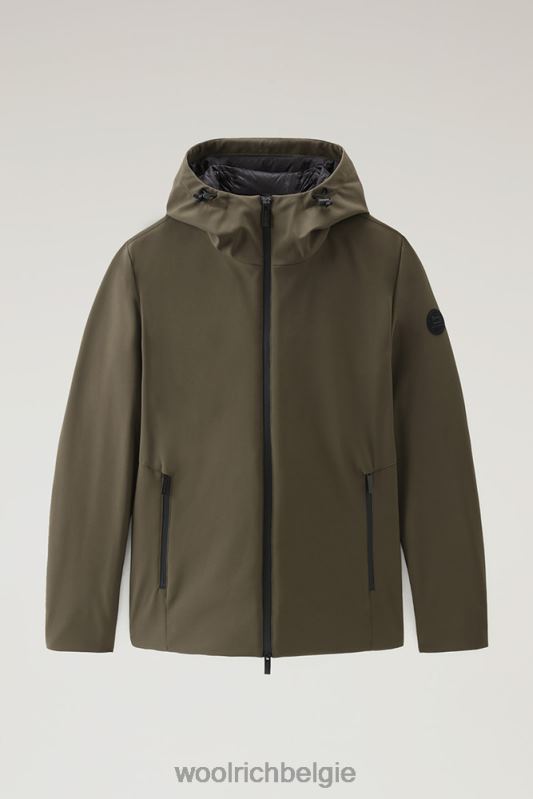 Pacific softshell-jack Woolrich Heren 8TTN0823 donkergroen kleding