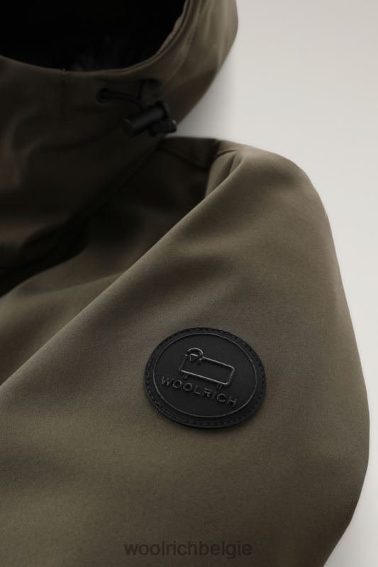 Pacific softshell-jack Woolrich Heren 8TTN0823 donkergroen kleding