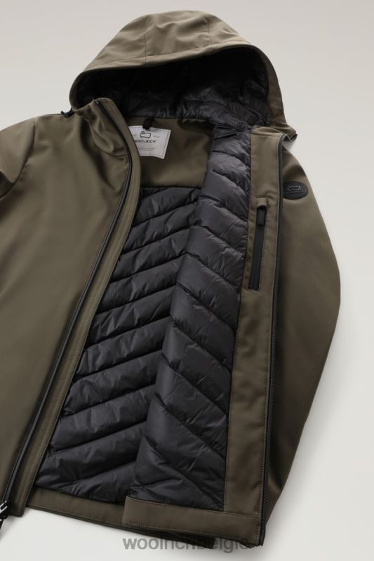 Pacific softshell-jack Woolrich Heren 8TTN0823 donkergroen kleding