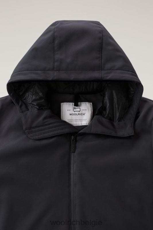 Pacific softshell-jack Woolrich Heren 8TTN0829 zwart kleding