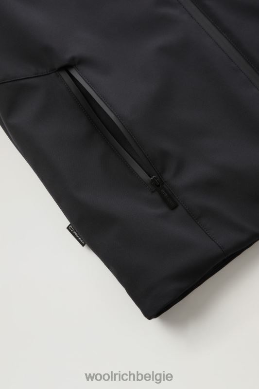 Pacific softshell-jack Woolrich Heren 8TTN0829 zwart kleding