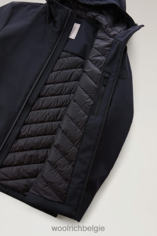 Pacific softshell-jack Woolrich Heren 8TTN0829 zwart kleding