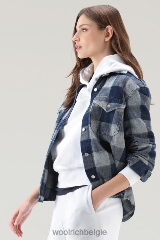 Puur katoenen hoodie met geborduurd logo Woolrich vrouwen 8TTN0331 Helder wit kleding