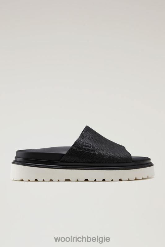 Sandalen met extra grote zool Woolrich vrouwen 8TTN0123 zwart schoenen