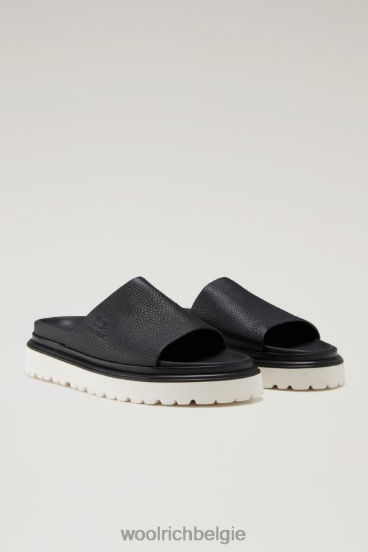 Sandalen met extra grote zool Woolrich vrouwen 8TTN0123 zwart schoenen