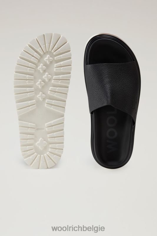 Sandalen met extra grote zool Woolrich vrouwen 8TTN0123 zwart schoenen