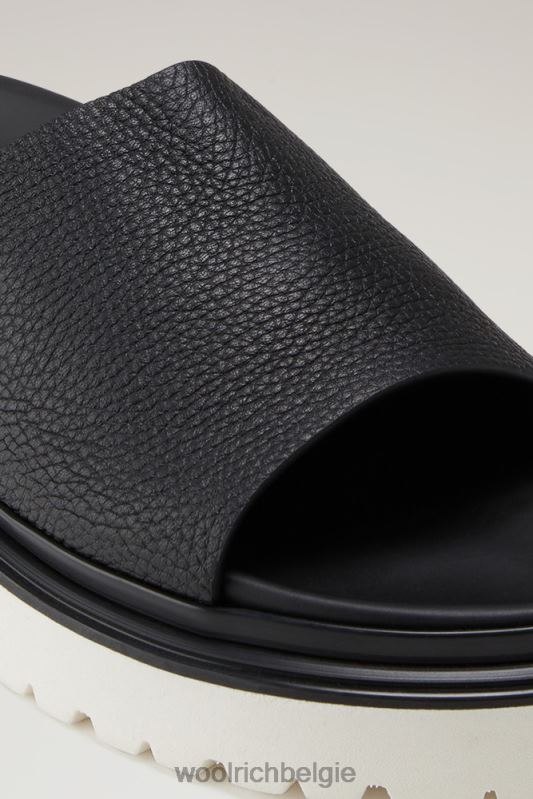 Sandalen met extra grote zool Woolrich vrouwen 8TTN0123 zwart schoenen