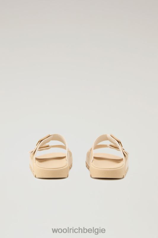Sandalen van veganistisch leer met gespen Woolrich vrouwen 8TTN0202 perzik schoenen