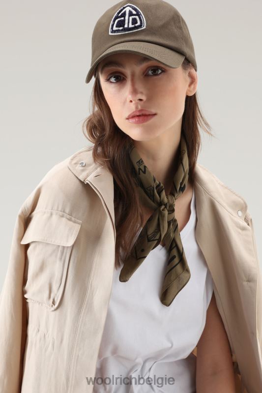 T-shirt met V-hals van puur katoen Woolrich vrouwen 8TTN071 Helder wit kleding