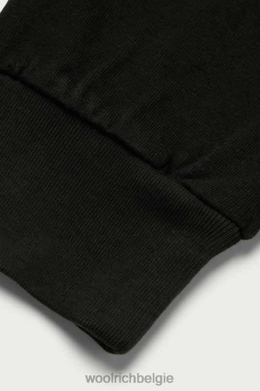 T-shirt met lange mouwen van puur katoen - een dezer dagen Woolrich Heren 8TTN0531 vervaagd zwart kleding