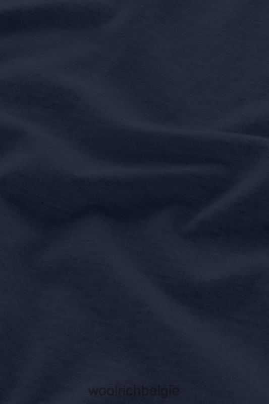 T-shirt van puur katoen met grafische Yellowstone-print Woolrich Heren 8TTN0519 Melton blauw kleding