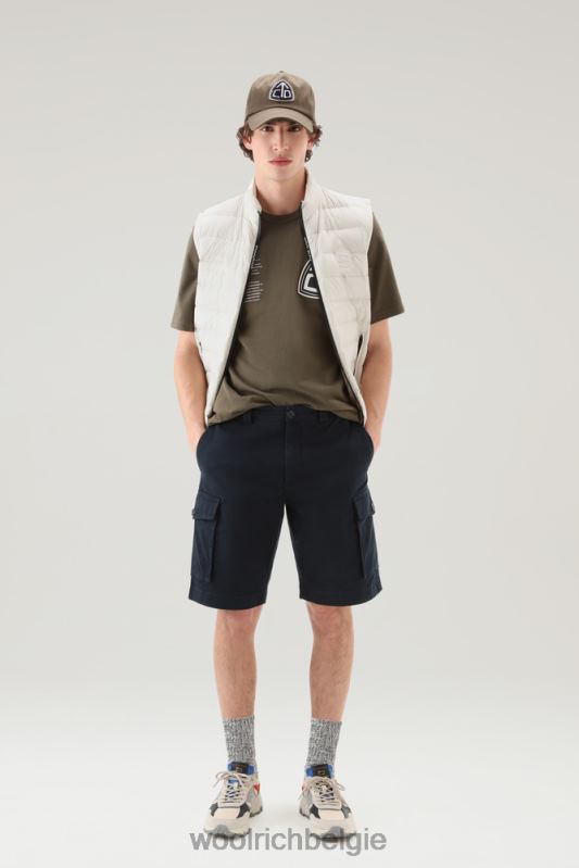 Trails T-shirt van puur katoen Woolrich Heren 8TTN0571 donkergroen kleding