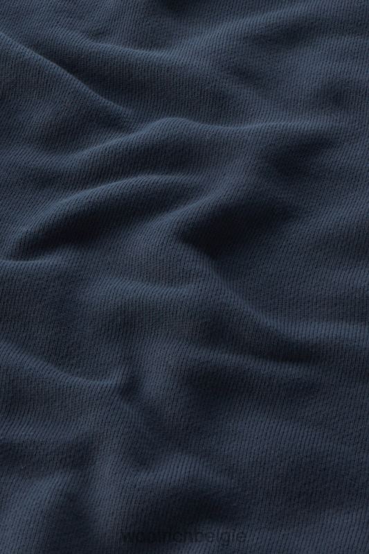 Trails hoodie van puur katoen Woolrich Heren 8TTN0492 Melton blauw kleding