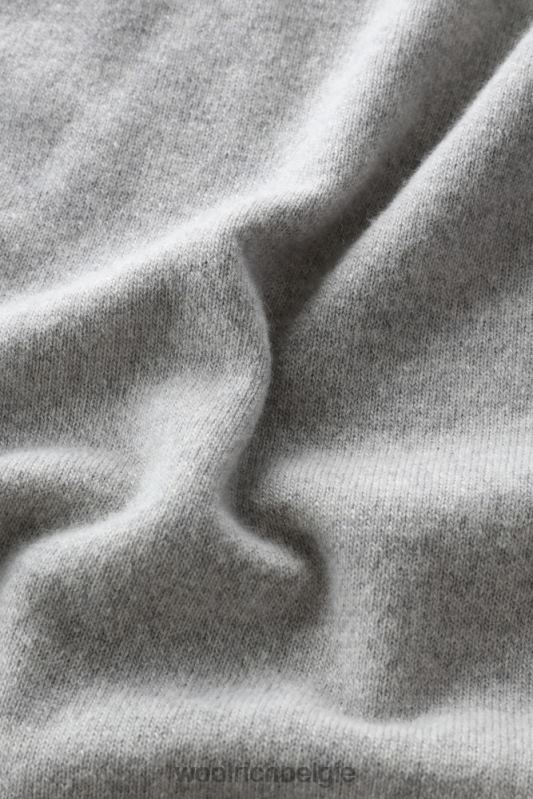 Trui van kasjmier en wolmix met ronde hals Woolrich vrouwen 8TTN0240 parel grijs kleding
