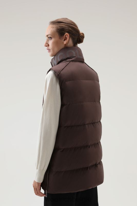 alsea gewatteerd vest Woolrich vrouwen 8TTN0319 bodem bruin kleding