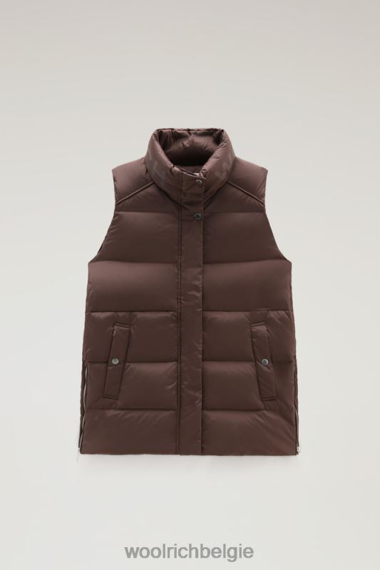 alsea gewatteerd vest Woolrich vrouwen 8TTN0319 bodem bruin kleding