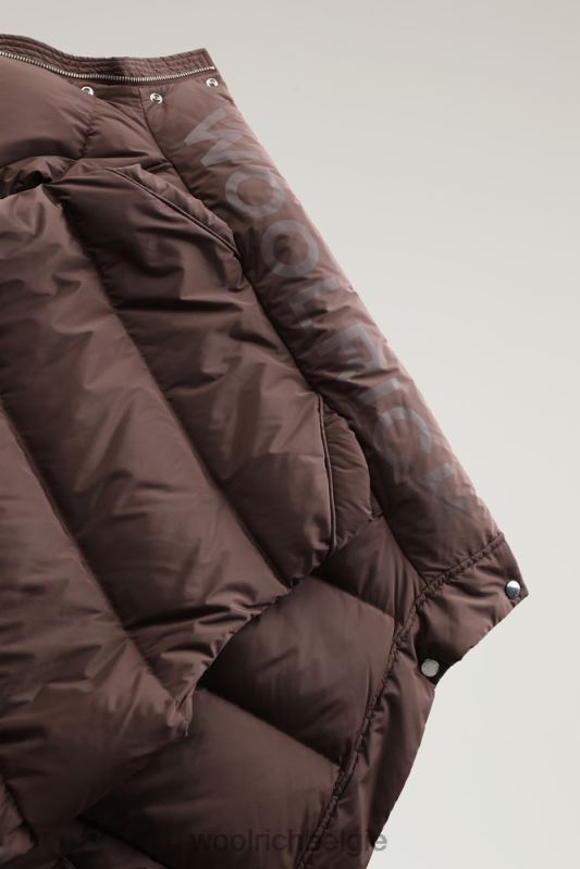 alsea gewatteerd vest Woolrich vrouwen 8TTN0319 bodem bruin kleding