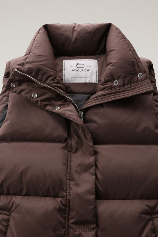 alsea gewatteerd vest Woolrich vrouwen 8TTN0319 bodem bruin kleding