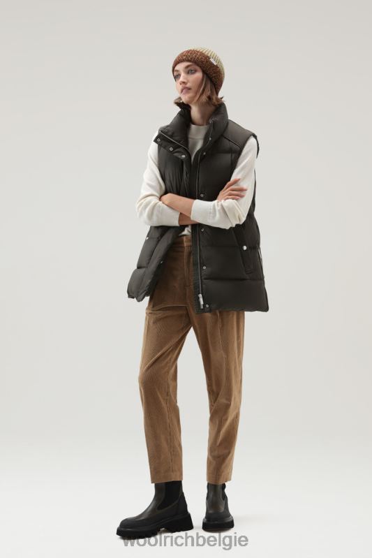 alsea gewatteerd vest Woolrich vrouwen 8TTN0320 donkergroen kleding