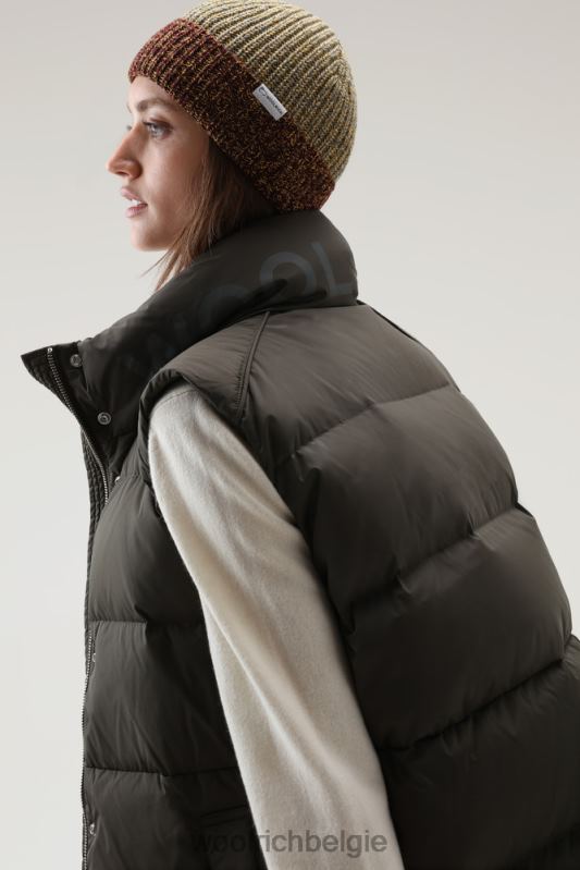 alsea gewatteerd vest Woolrich vrouwen 8TTN0320 donkergroen kleding