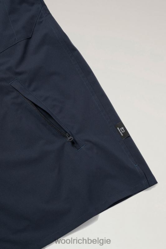 altijd shirt met korte mouwen van gerecycled stretchpolyester Woolrich Heren 8TTN0620 marine kleding