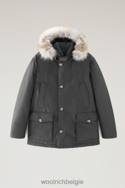 arctische anorak van ramar-stof met afneembaar bont Woolrich Heren 8TTN0850 grijze schaduw kleding