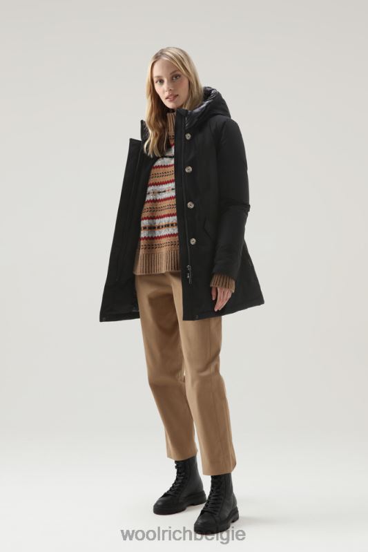 arctische parka met stedelijk tintje Woolrich vrouwen 8TTN0214 zwart kleding