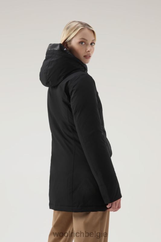 arctische parka met stedelijk tintje Woolrich vrouwen 8TTN0214 zwart kleding