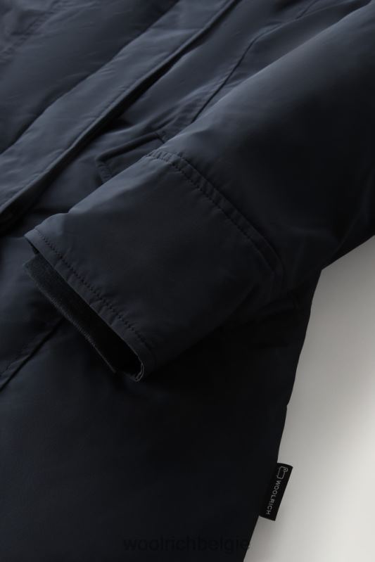 arctische parka met stedelijk tintje Woolrich vrouwen 8TTN0218 Melton blauw kleding