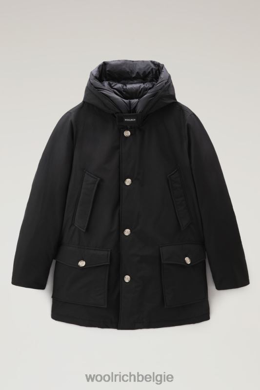 arctische parka van ramar-stof Woolrich Heren 8TTN0816 zwart kleding